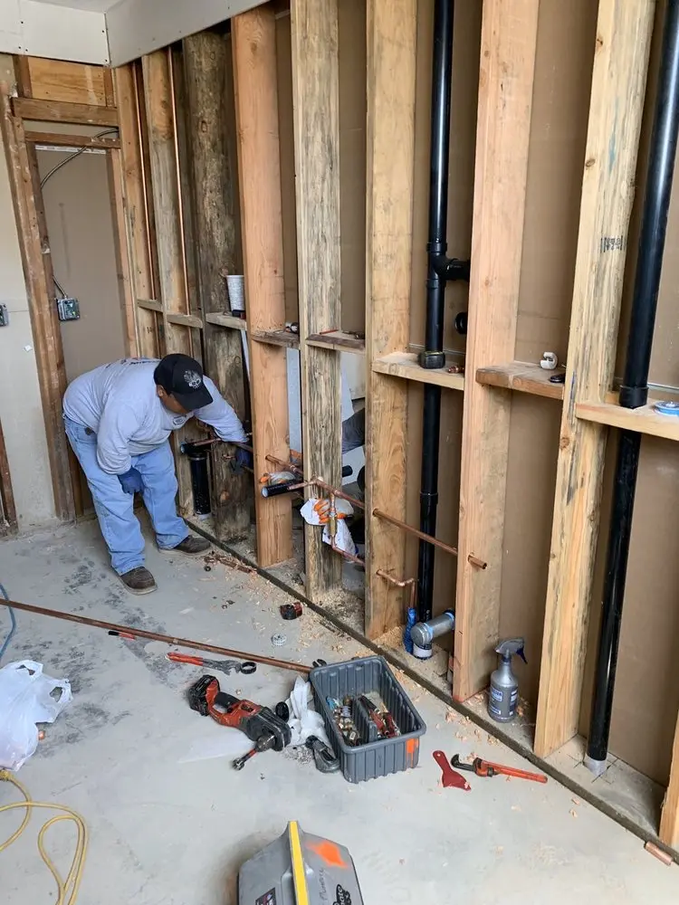 Commercial rough-in plumbing for Gas Line Repair in Weirsdale